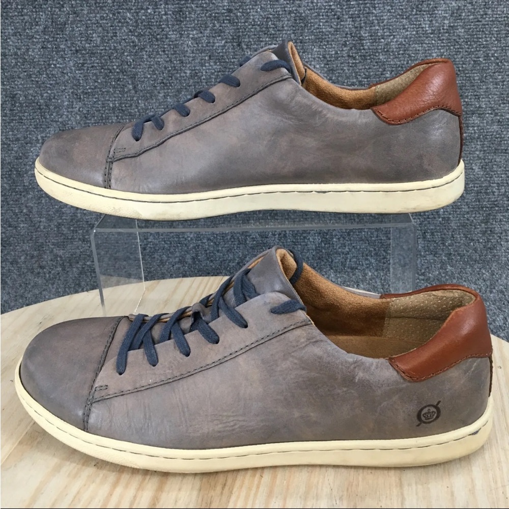 Born Grey Leather Sneakers Men’s Size 11.5